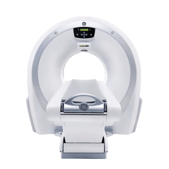 GE헬스케어 멀티슬라이스 Revolution® ACT CT 장비 정면 사진